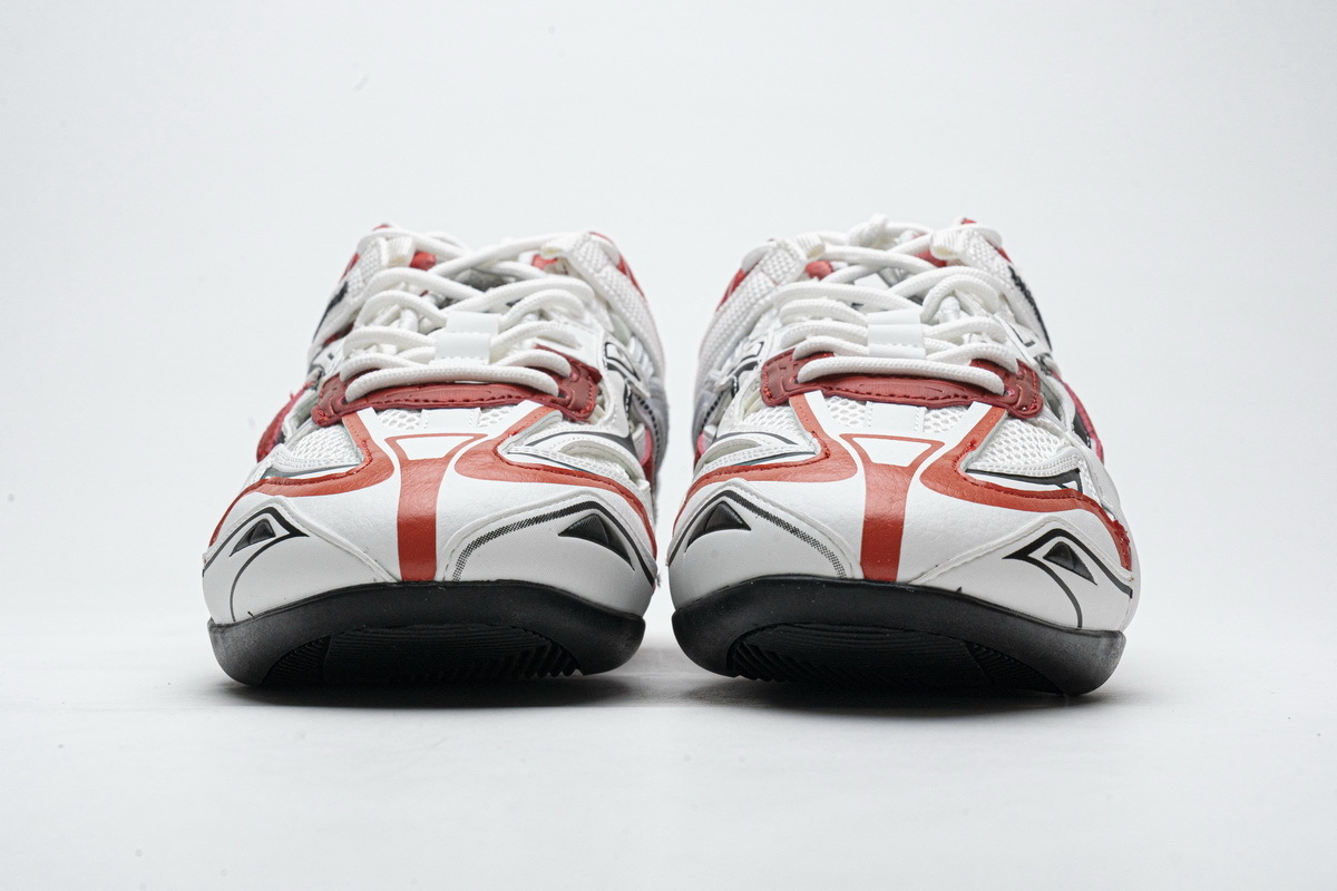 Get Balenciaga Drive Sneaker Red White 624343 W2FD1 6019