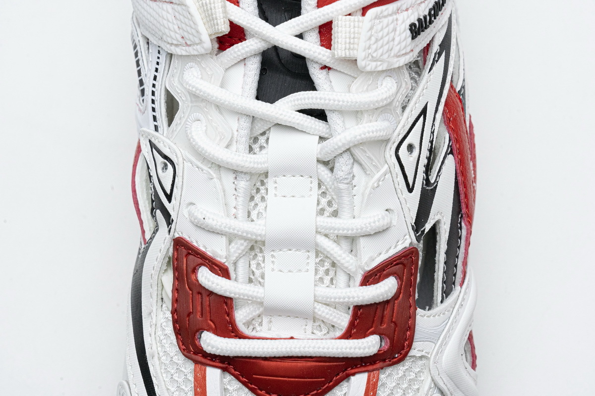 Get Balenciaga Drive Sneaker Red White 624343 W2FD1 6019