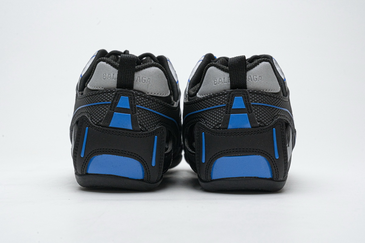 Get Balenciaga Drive Sneaker Black Blue 624343 W2FD1 1041