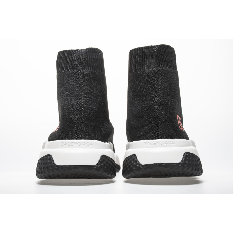 Get Balenciaga Stretch Mesh High Top Sneaker Red 27