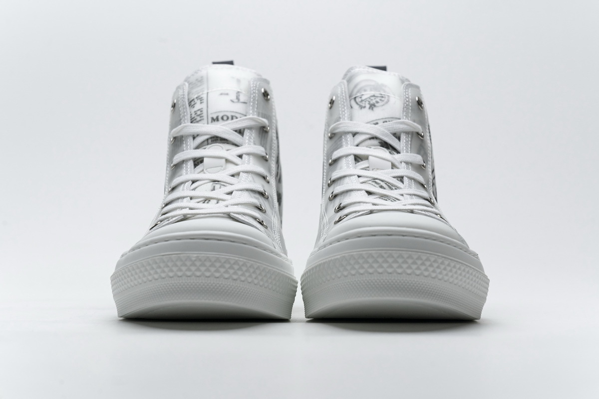 Get Dior B23 Oblique Transparency High H565 White Black