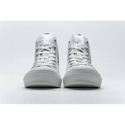 Get Dior B23 Oblique Transparency High H565 White Black 02