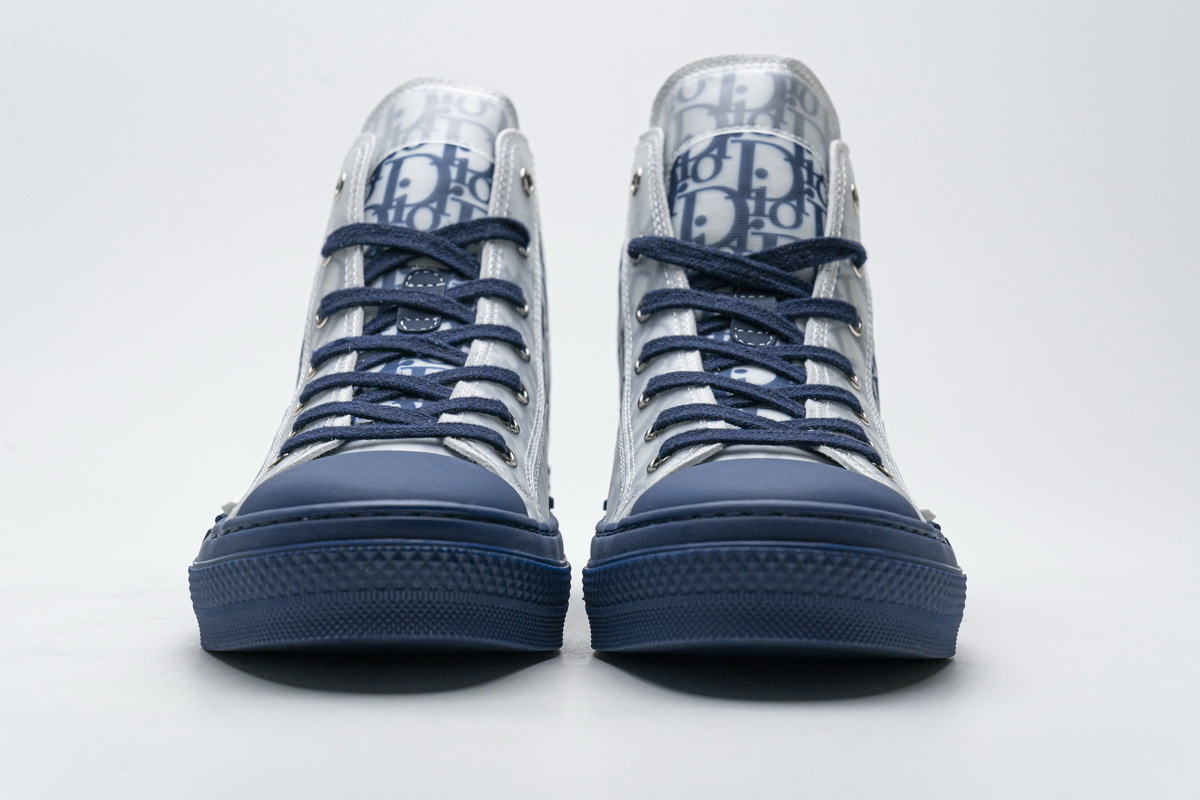 Get Dior B23 HT Oblique Transparency HIGH T00962H565 White Blue