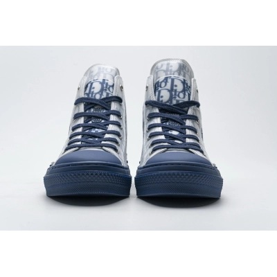 Get Dior B23 HT Oblique Transparency HIGH T00962H565 White Blue 02