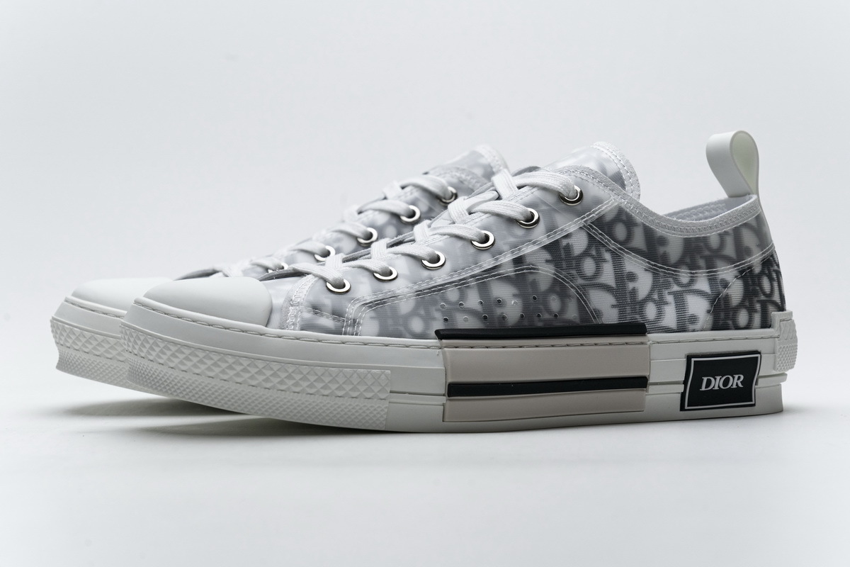 Get Dior B23 HT Oblique Transparency Low H565 White