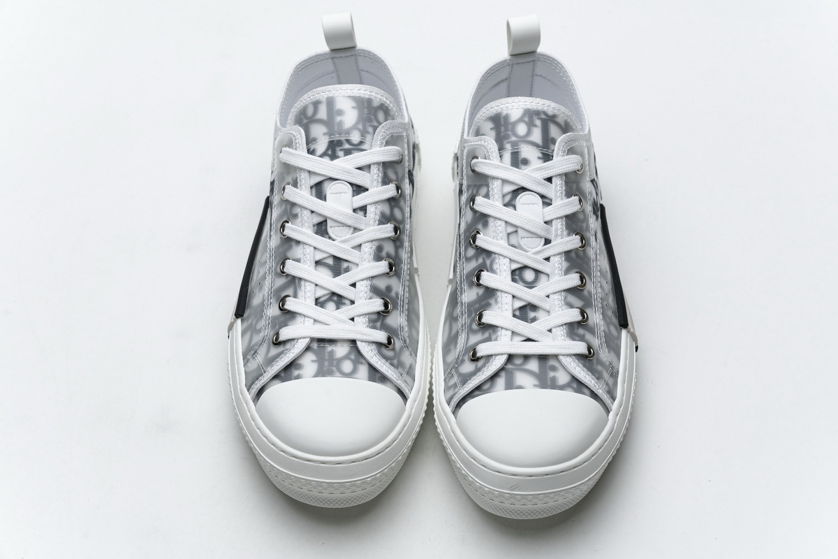 Get Dior B23 HT Oblique Transparency Low H565 White