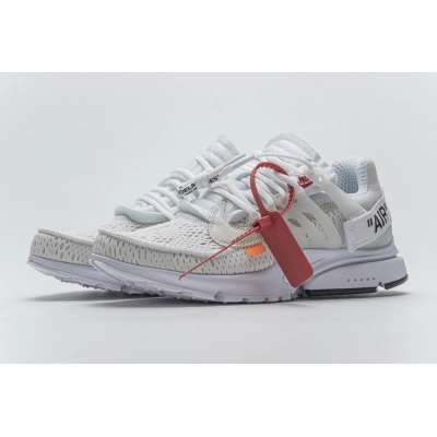 Get Nike Air Presto Off-White White (2018) AA3830-100 01