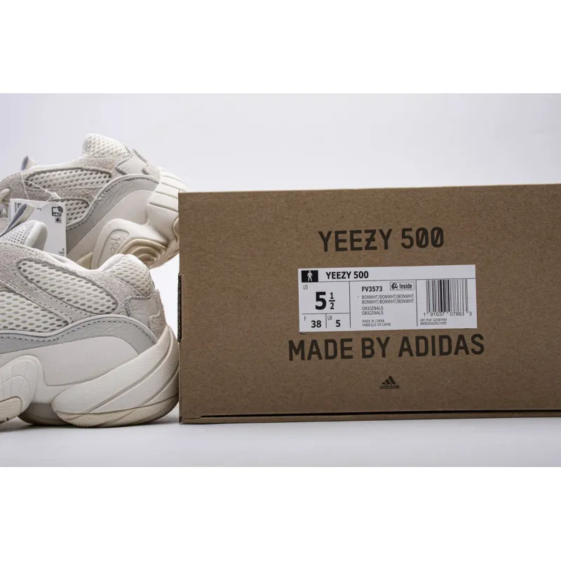 Get Adidas Yeezy 500 Bone White FV3573