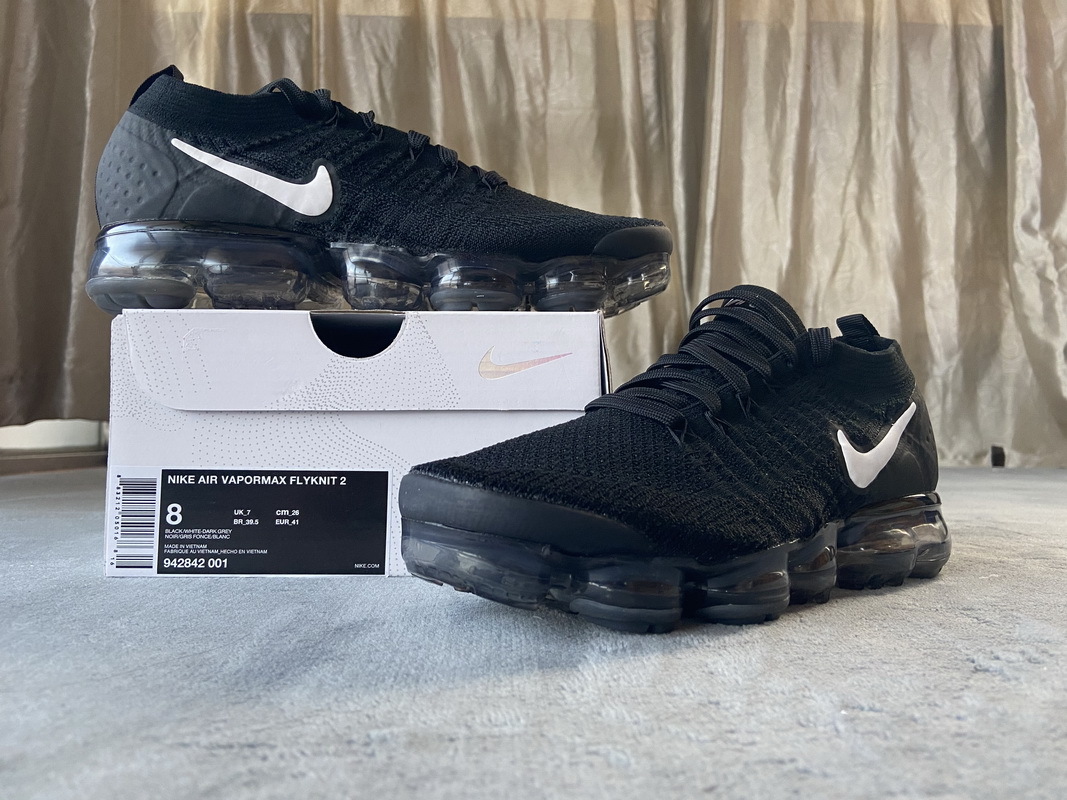 Get Nike Air VaporMax 2 Black White 942842-001 