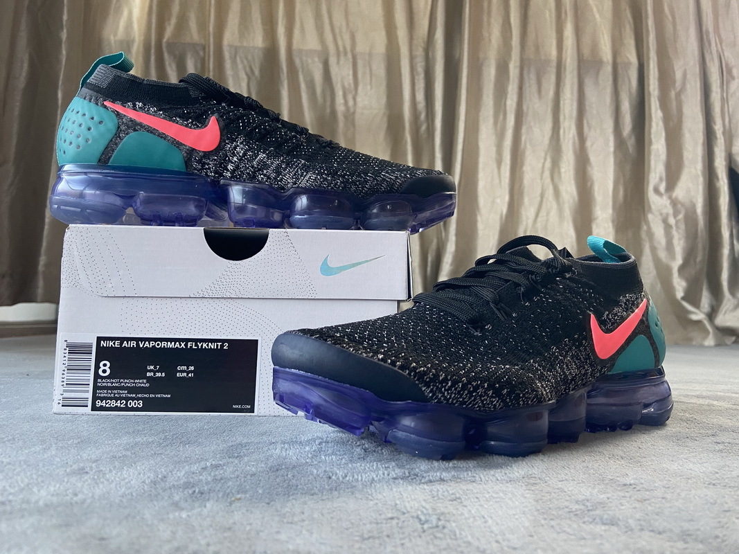 Get Nike Air VaporMax 2.0 Black Hot Punch 942842-003
