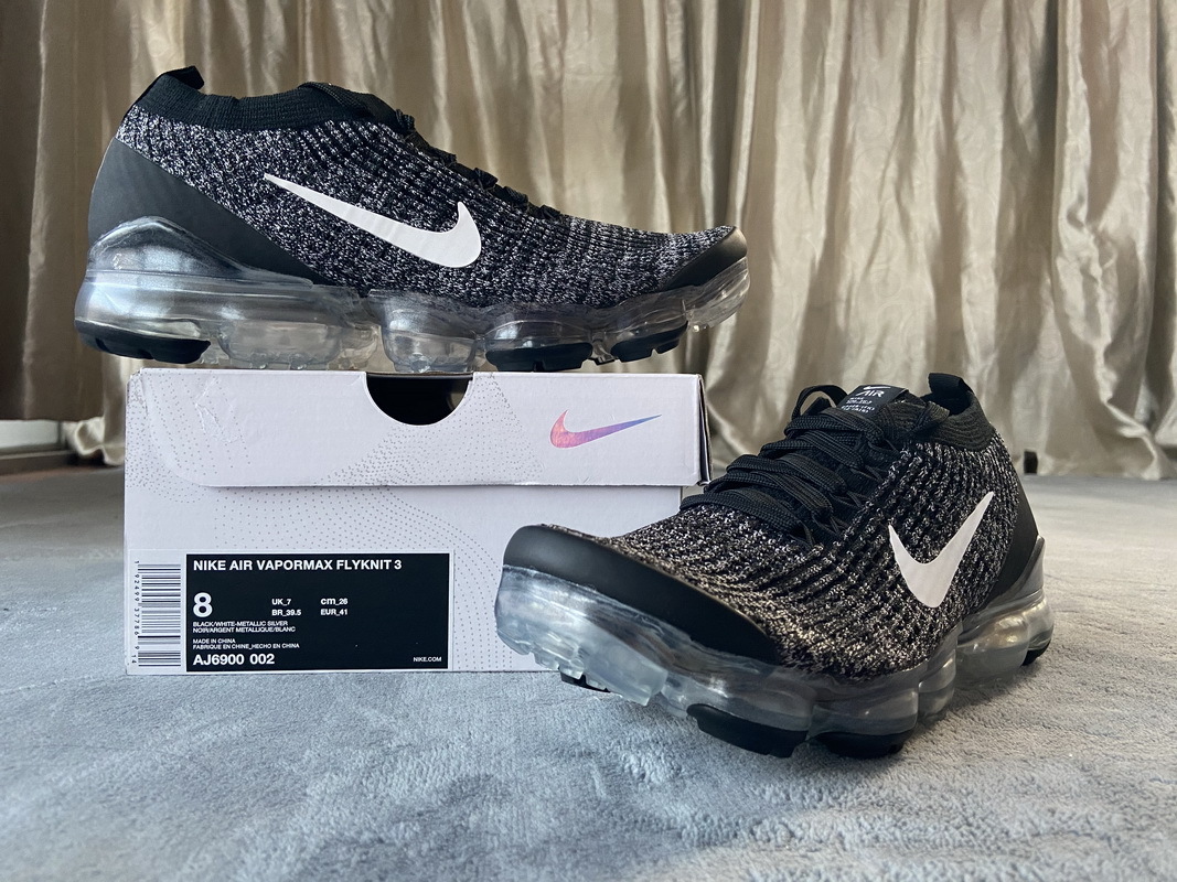 Get Nike Air VaporMax Flyknit 3 Oreo AJ6900-002