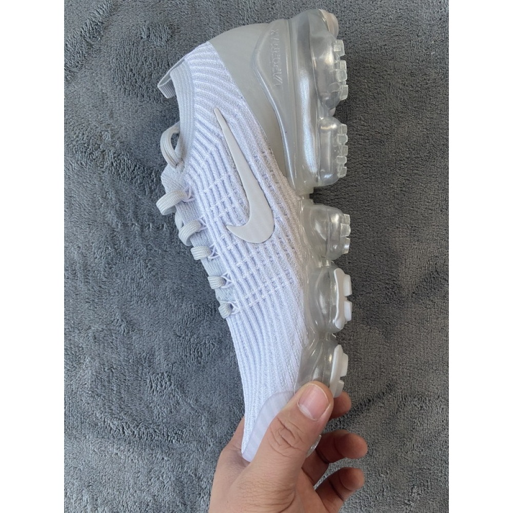 Get Nike Air VaporMax Flyknit 3.0 Silvery White AJ6900-102