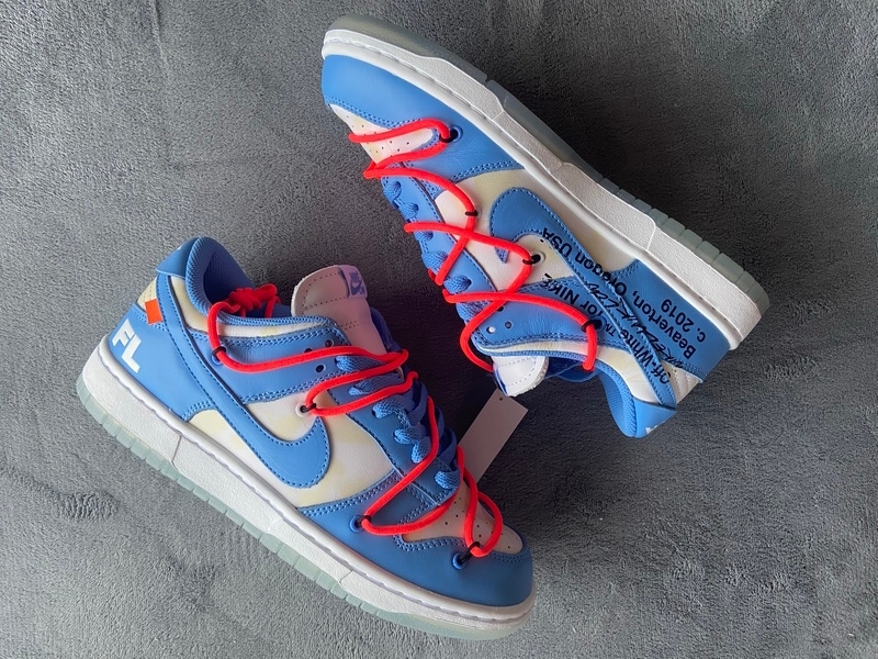 Get Replica Dunks Off White x Futura x Dunk Low SB UNC  DD0856-403