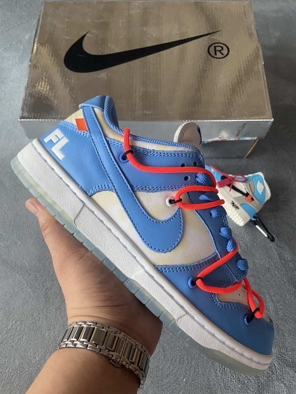 Get Replica Dunks Off White x Futura x Dunk Low SB UNC  DD0856-403