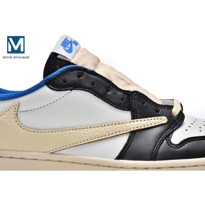 Get Travis Scott x Fragment Design x Air Jordan 1 Low DM7866-140 02