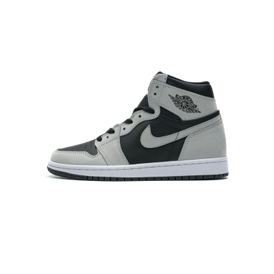 Get Air Jordan 1 Shadow 2.0 Black Light Smoke Grey 555088-035 01