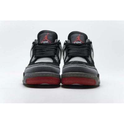Get Shoes OFF White x Air Jordan 4 Bred CV9388-001 02