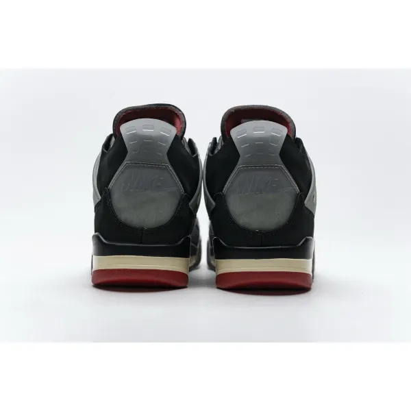 Get Shoes OFF White x Air Jordan 4 Bred CV9388-001
