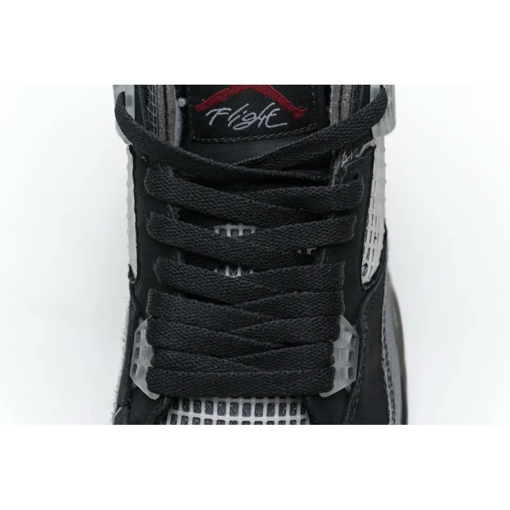 Get Shoes OFF White x Air Jordan 4 Bred CV9388-001