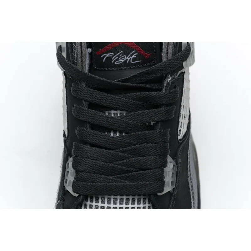 Get Shoes OFF White x Air Jordan 4 Bred CV9388-001