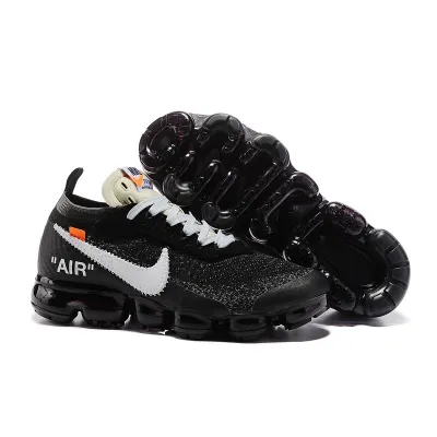 Get Off-White x Nike Air VaporMax 2.0 Men’s Black/White Breathable Running Shoes AA3831-001 01