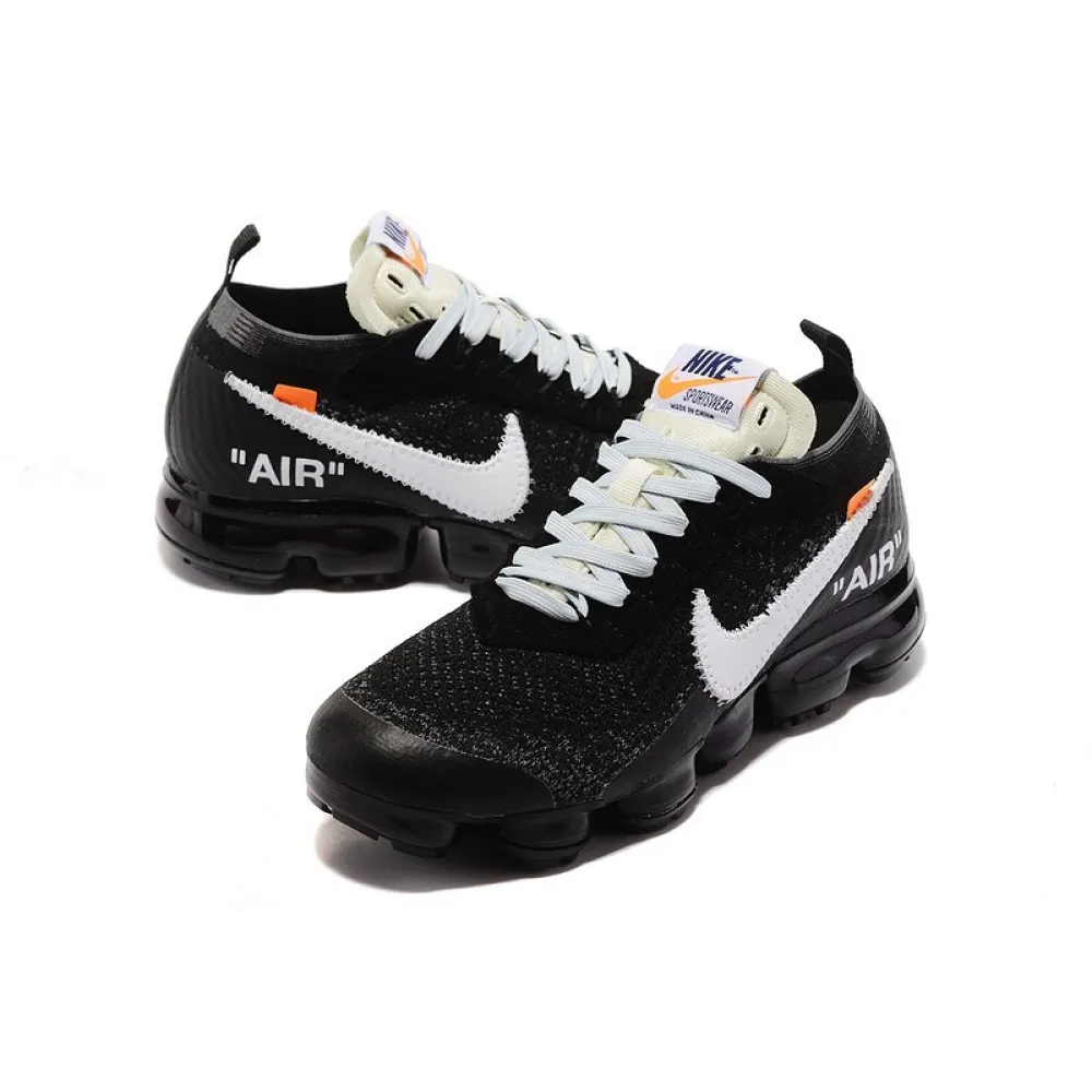 Get Off-White x Nike Air VaporMax 2.0 Men’s Black/White Breathable Running Shoes AA3831-001