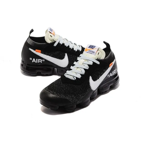 Get Off-White x Nike Air VaporMax 2.0 Men’s Black/White Breathable Running Shoes AA3831-001