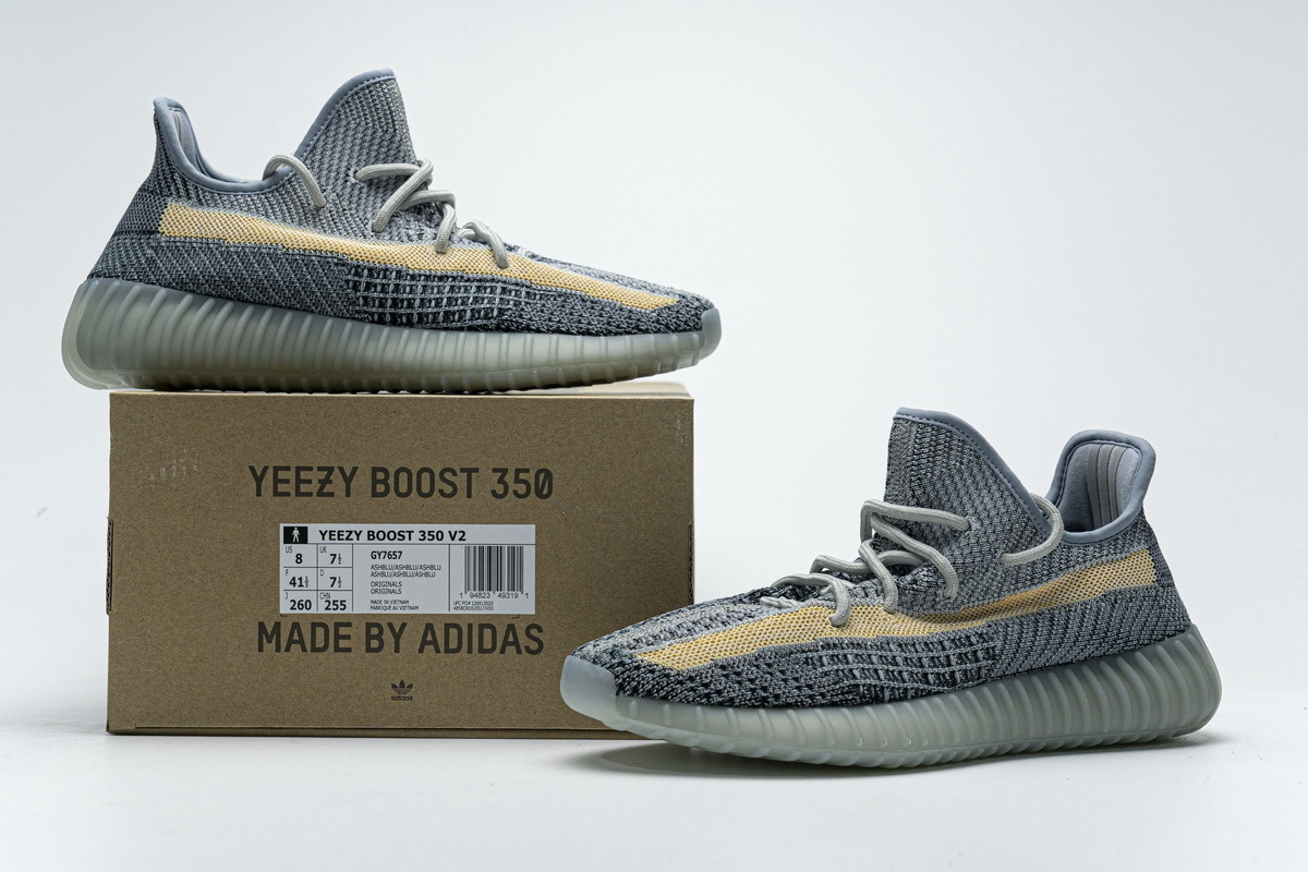 PK GOD Yeezy Boost 350 V2 Ash Blue GY7657