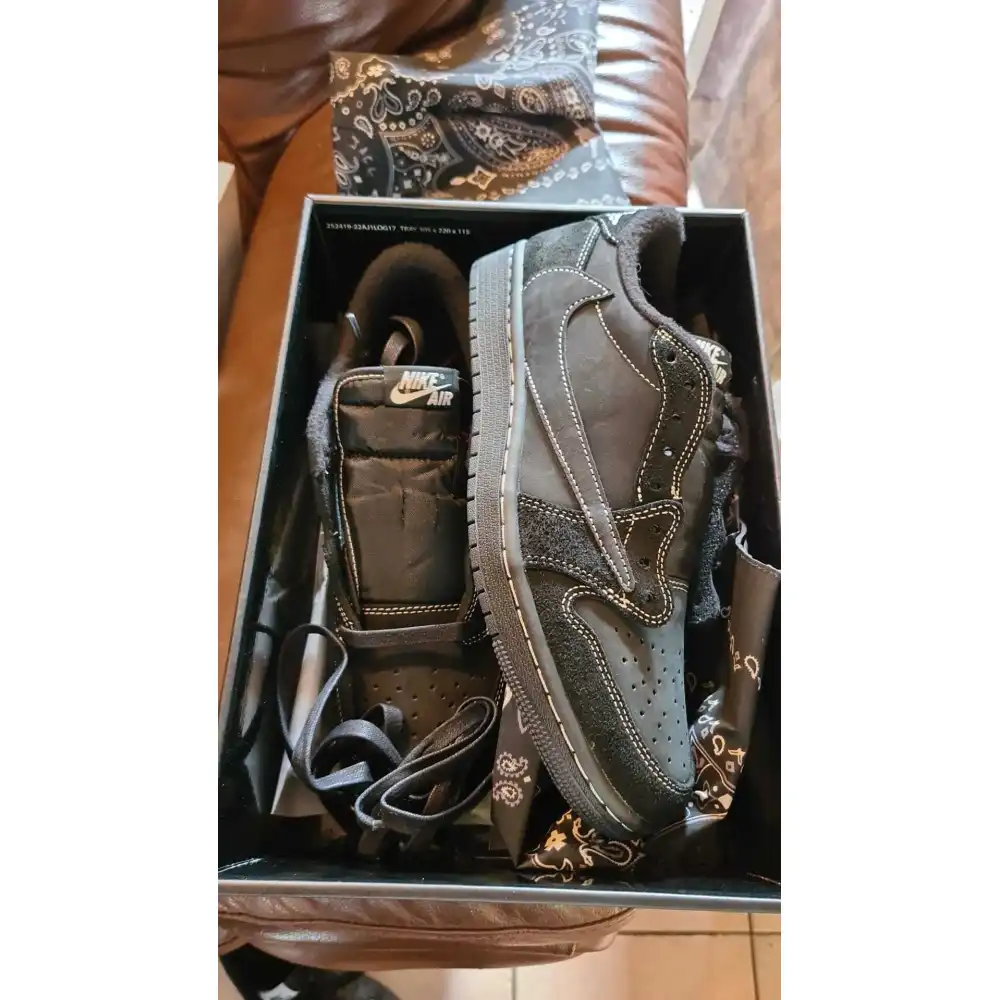 Special SALE Get Travis Scott x Air Jordan 1 Low Black Phantom DM7866-001