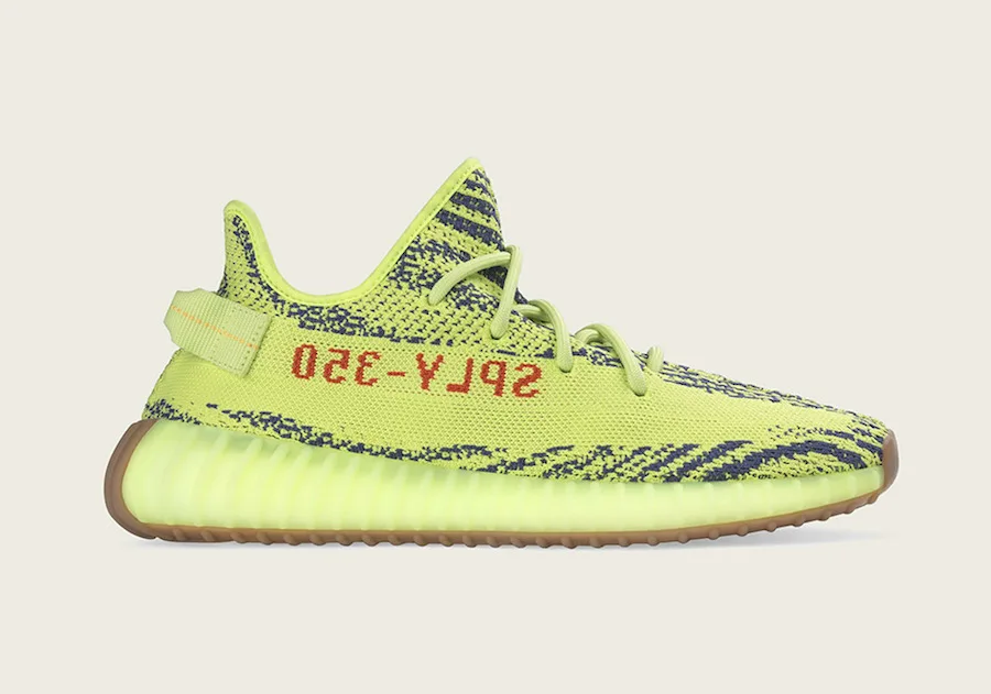 PK GOD Yeezy Boost 350 V2 Semi Frozen Yellow B37572
