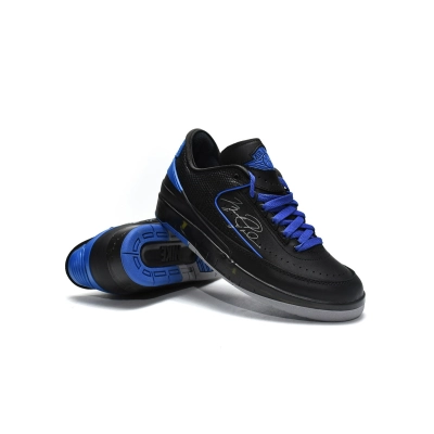 Jordan 2 Retro Low SP Off-White Black Blue DJ4375-004 01
