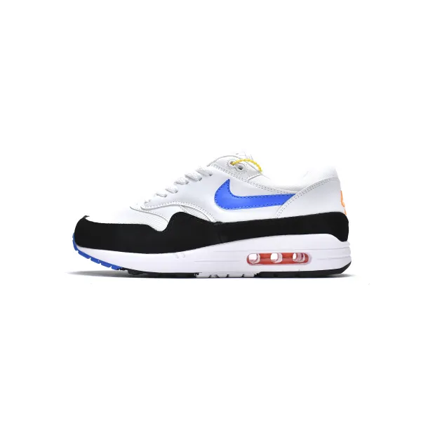 Get Nike Air Max 1 Photo Blue Total Orange AH8145-112