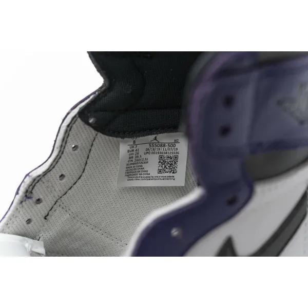 LJR Air Jordan 1 High OG “Court Purple” 55088-500