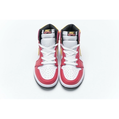 LJR Air Jordan 1 High OG “Light Fusion Red” 555088-603   02