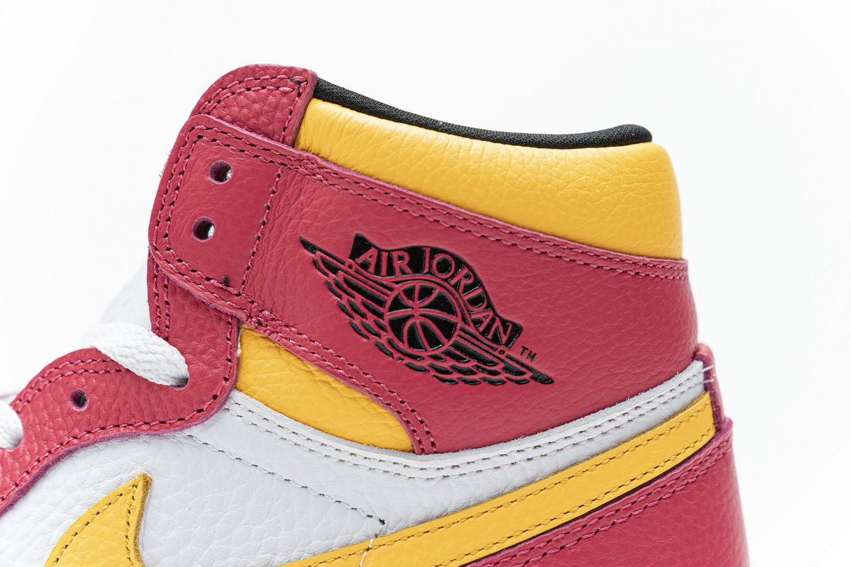 LJR Air Jordan 1 High OG “Light Fusion Red” 555088-603  