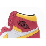 LJR Air Jordan 1 High OG “Light Fusion Red” 555088-603  
