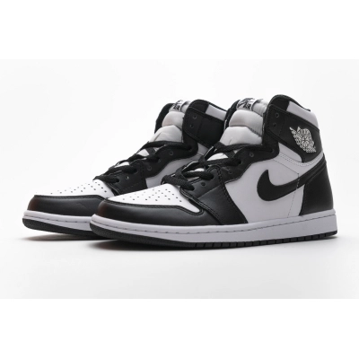  LJR Air Jordan 1 Retro High OG Black White 555088-010 01