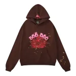 High Quality Sp5der P*NK Hoodie Brown (Free Shipping)