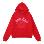 High Quality Sp5der P*NK Hoodie Red (Free Shipping)