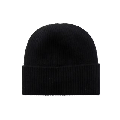 Moncler Virgin Wool And Cashmere Womens Hat Black 02