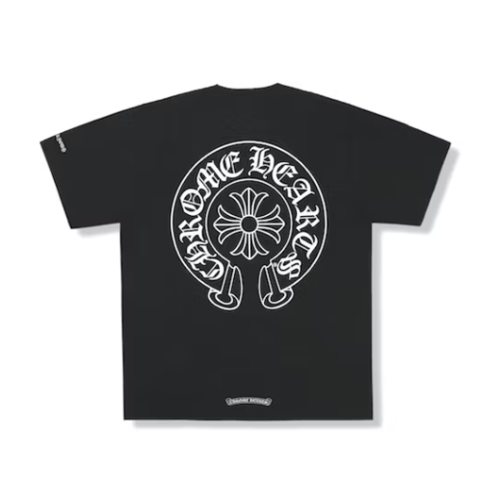 High Quality Chrome Hearts Horse Shoe Logo Pocket T-Shirt SS21
