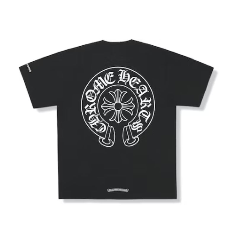 High Quality Chrome Hearts Horse Shoe Logo Pocket T-Shirt SS21