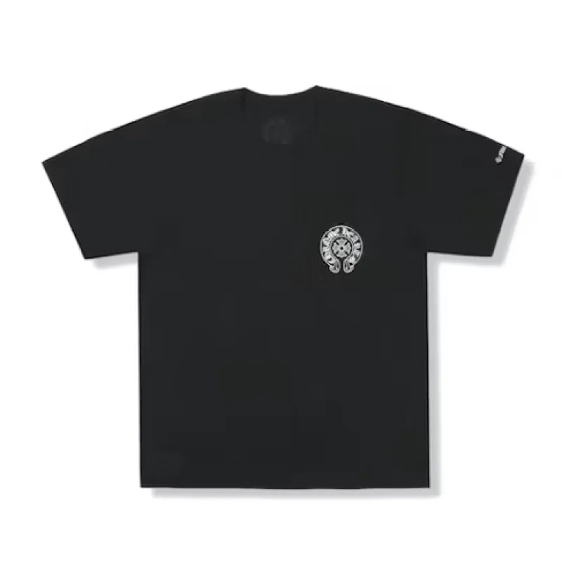 High Quality Chrome Hearts Horse Shoe Logo Pocket T-Shirt SS21