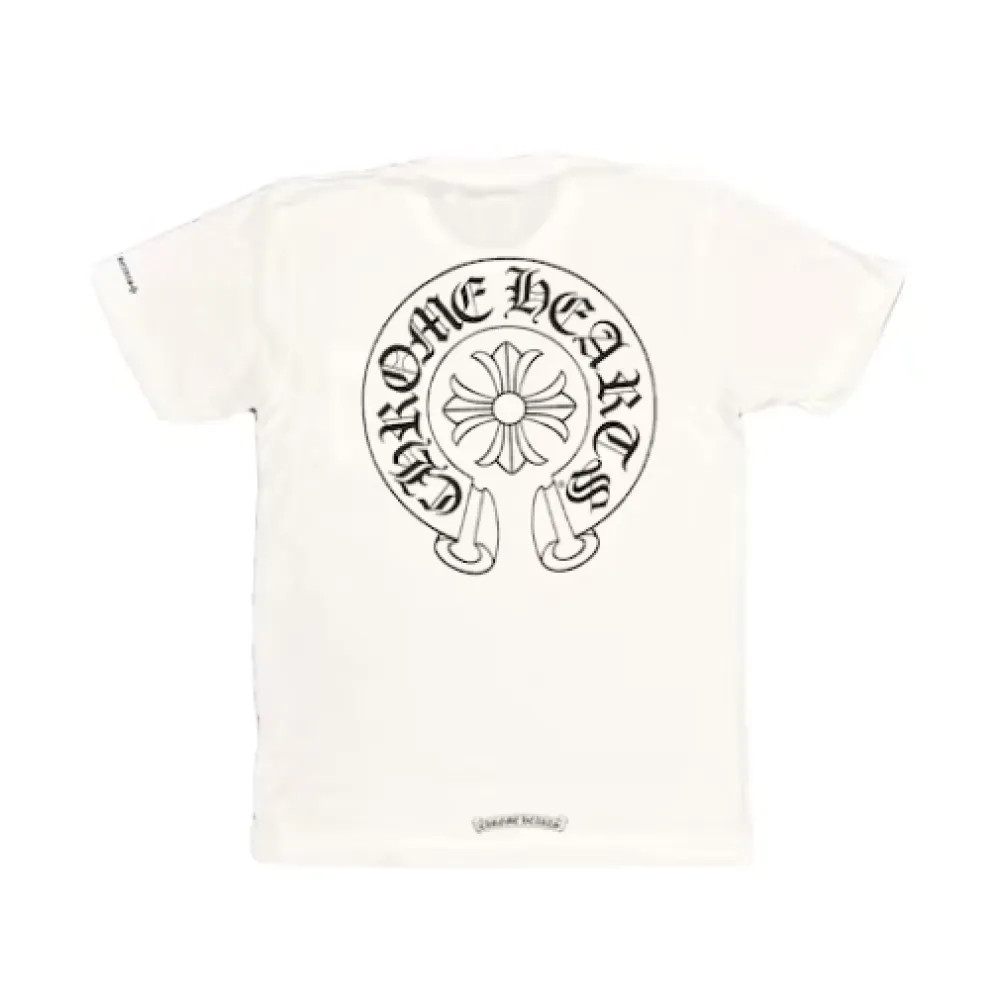High Quality Chrome Hearts Horse Shoe Logo Pocket T-Shirt SS21