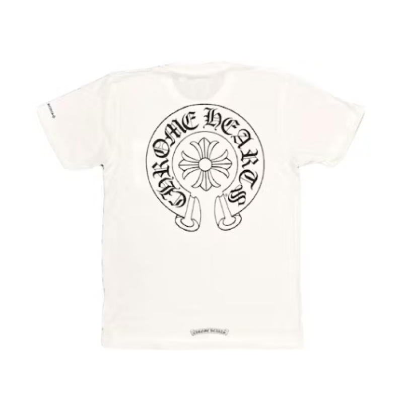 High Quality Chrome Hearts Horse Shoe Logo Pocket T-Shirt SS21