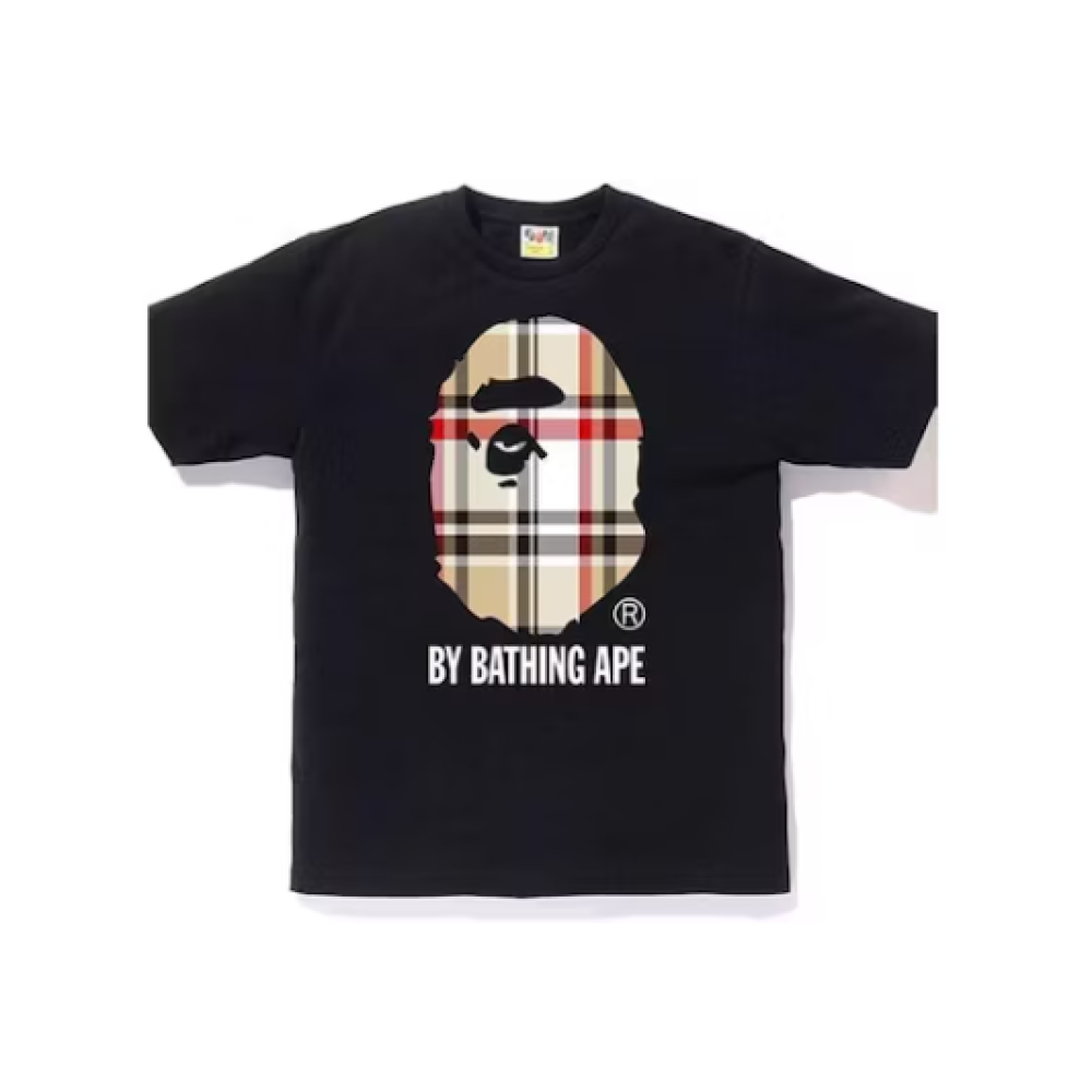 High Quality BAPE A Bathing Ape Check by Bathing T-shirt