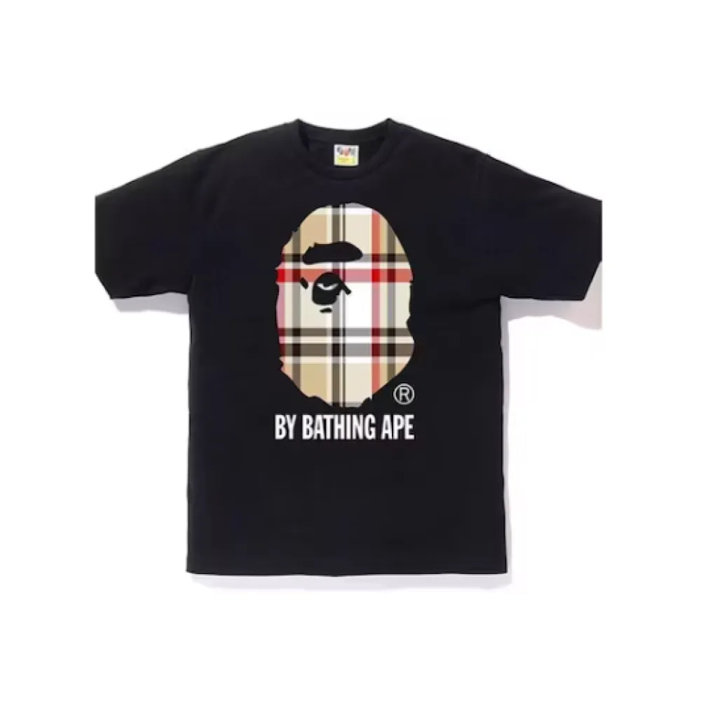 High Quality BAPE A Bathing Ape Check by Bathing T-shirt
