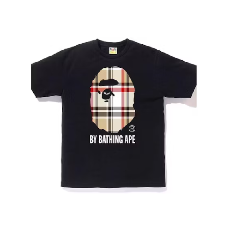 High Quality BAPE A Bathing Ape Check by Bathing T-shirt