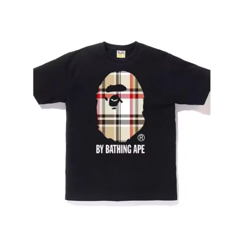 High Quality BAPE A Bathing Ape Check by Bathing T-shirt