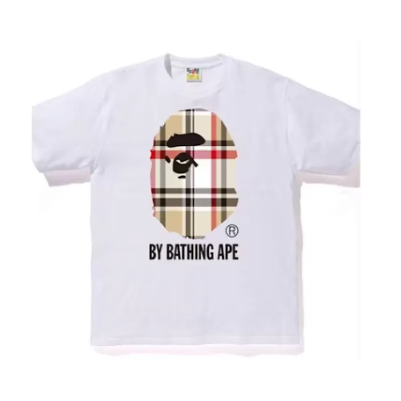 High Quality BAPE A Bathing Ape Check by Bathing T-shirt